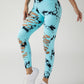 3 Pack New Style Hollow-Out Tie-Dye High-Waisted Tummy-Control Yoga Pants