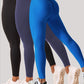 3 Pack Women's Yoga Leggings With High Waistband, Moisture-Wicking, And Stretchy, Perfect For Outdoor Activities And Fitness