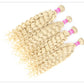 613 Blonde Deep Wave Vietnamese Curly Human Hair Bundles 28 30 32 Inch 1 2 3 Bundle Deals 100% Virgin Remy Hair Weave Extensions