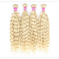 613 Blonde Deep Wave Vietnamese Curly Human Hair Bundles 28 30 32 Inch 1 2 3 Bundle Deals 100% Virgin Remy Hair Weave Extensions