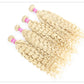 613 Blonde Deep Wave Vietnamese Curly Human Hair Bundles 28 30 32 Inch 1 2 3 Bundle Deals 100% Virgin Remy Hair Weave Extensions