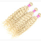 613 Blonde Deep Wave Vietnamese Curly Human Hair Bundles 28 30 32 Inch 1 2 3 Bundle Deals 100% Virgin Remy Hair Weave Extensions
