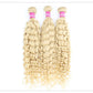 613 Blonde Deep Wave Vietnamese Curly Human Hair Bundles 28 30 32 Inch 1 2 3 Bundle Deals 100% Virgin Remy Hair Weave Extensions