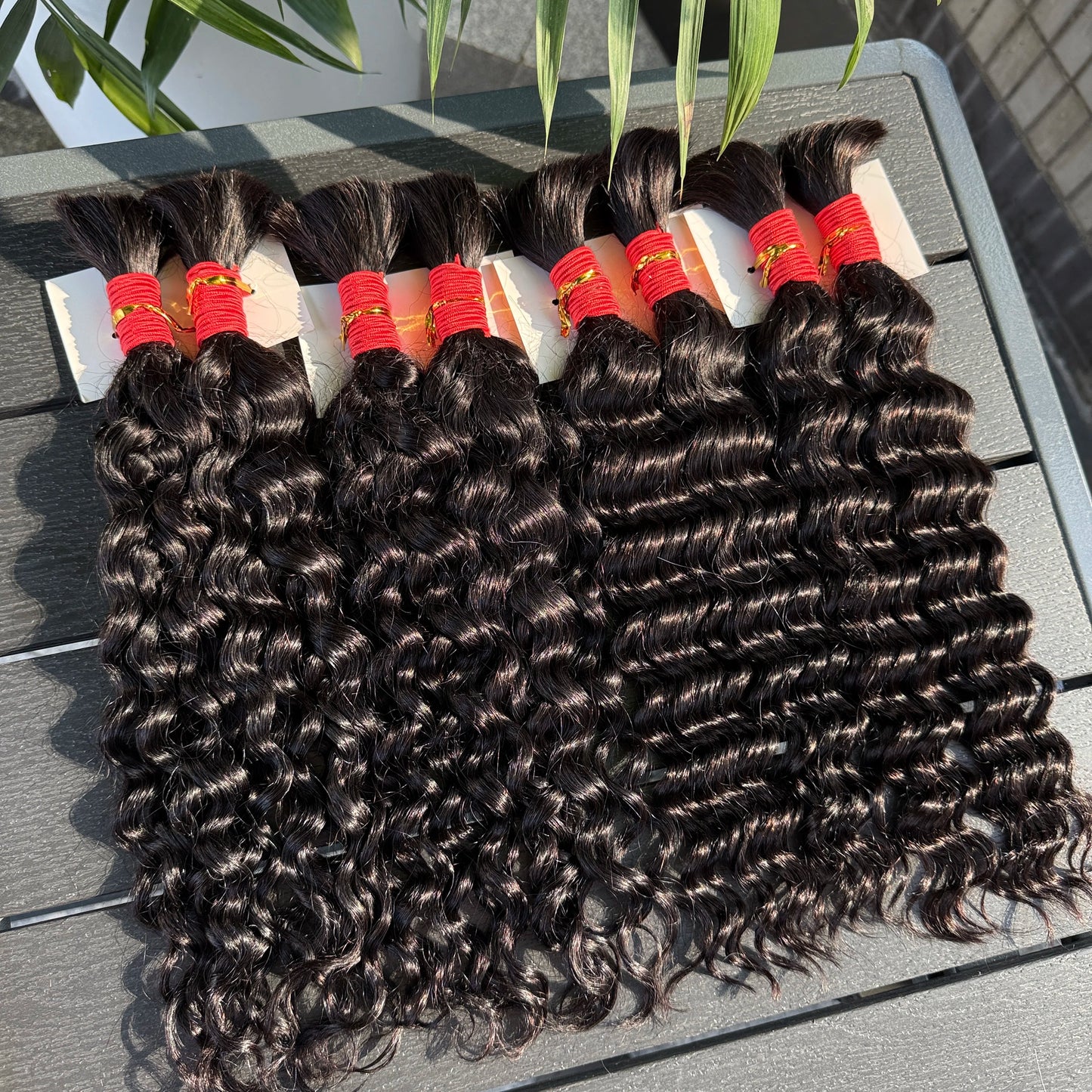 NABI Highlight Honey Blonde Deep Wave Hair Bundles No Weft for Boho Braids  Human Hair Extension Bundles for Boho Braiding