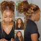 Highlight 360 Full Lace Wig Curly Human Hair Pre Plucked Deep Wave Glueless Invisible Strap Lace Frontal Wig Honey Blonde Color