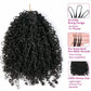 12A Small Spirals Curly Crochet Human Hair Extensions Deep Pixie Curls Crochet Hair Pre Separated Knotless Miracle Knot Braids