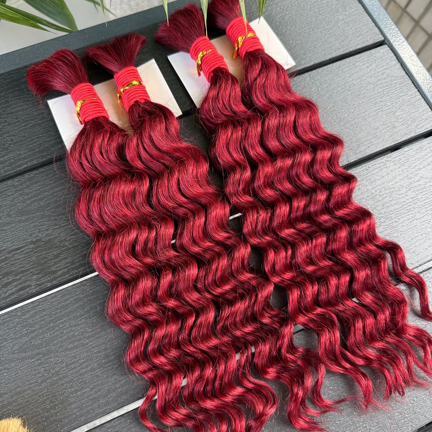 NABI Highlight Honey Blonde Deep Wave Hair Bundles No Weft for Boho Braids  Human Hair Extension Bundles for Boho Braiding