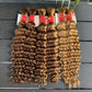 NABI Highlight Honey Blonde Deep Wave Hair Bundles No Weft for Boho Braids  Human Hair Extension Bundles for Boho Braiding
