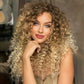 Ombre Brown GoGo Curl Braiding Hair Extensions Burgundy Synthetic Water Wave Crochet Braids For Women 18 22 Inch Red Afro Curls