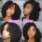 12A Small Spirals Curly Crochet Human Hair Extensions Deep Pixie Curls Crochet Hair Pre Separated Knotless Miracle Knot Braids