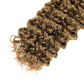 Ombre Brown GoGo Curl Braiding Hair Extensions Burgundy Synthetic Water Wave Crochet Braids For Women 18 22 Inch Red Afro Curls