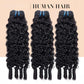 12A Burmese Curly Hair Bundles Burmese Virgin Raw Human Hair Bundles Unprocessed Weaving Water Wave Curly Hair Extensions 32In