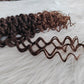 Ombre Brown GoGo Curl Braiding Hair Extensions Burgundy Synthetic Water Wave Crochet Braids For Women 18 22 Inch Red Afro Curls