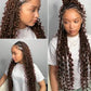 Human Hair Bulk For Braiding 2 Bundles Deep Wave Human Hair Extensions Human Braiding Hair For Boho Braids Water Wave Curly Hair
