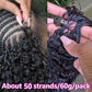 Burmese Curly Body Wave Feather Crochet For Pre-Separated Invisible Knotless Crochet Hair Kinky Straight Human Hair Extensions