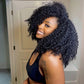 12A Small Spirals Curly Crochet Human Hair Extensions Deep Pixie Curls Crochet Hair Pre Separated Knotless Miracle Knot Braids