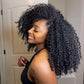 12A Honey Blonde Reusable Small Spirals Curly Crochet Hair For Braid #27 Afro Kinky Curly Feather Crochet Human Hair Extensions