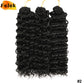 Ombre Brown GoGo Curl Braiding Hair Extensions Burgundy Synthetic Water Wave Crochet Braids For Women 18 22 Inch Red Afro Curls