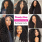 46 Inch Burmese Curly Human Hair Wig 7x6 13x6 HD Lace Frontal 200 Density Pre Plucked Glueless Natural Looking For Black Women
