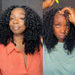12A Small Spirals Curly Crochet Human Hair Extensions Deep Pixie Curls Crochet Hair Pre Separated Knotless Miracle Knot Braids