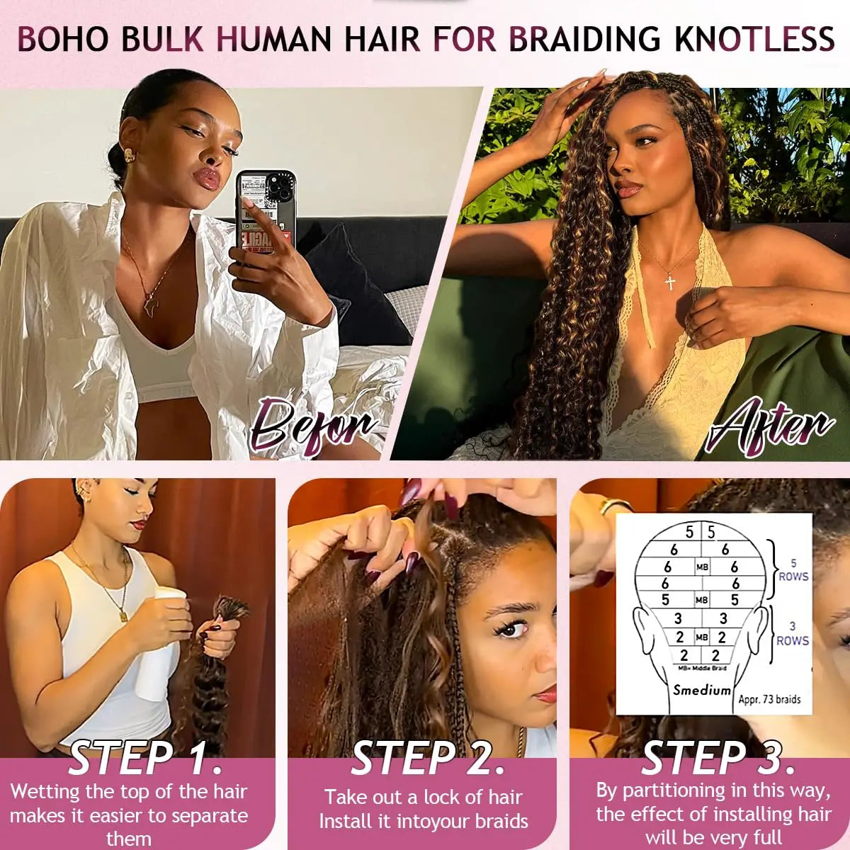 #27 Burmese Kinky Curly Feather Crochet Hair Extensions Honey Blonde Color Knotless Curly Human Hair Pre Separated For Women