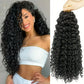 Burmese Curly Body Wave Feather Crochet For Pre-Separated Invisible Knotless Crochet Hair Kinky Straight Human Hair Extensions