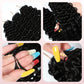 Pre-divided Bulk Hair for Braiding Deep Wave Crochet Human Hair Knotless Miracle Knots Hair Extensions Boho Braids Invisible