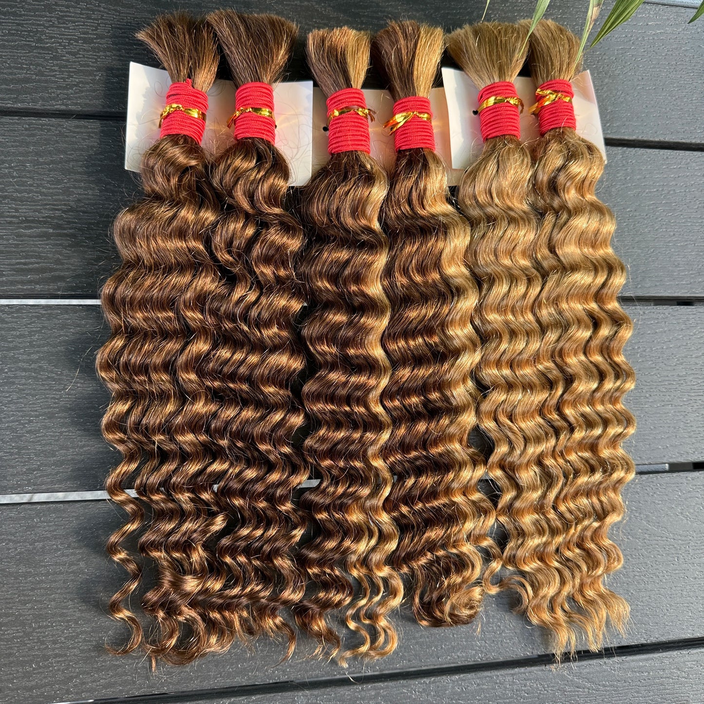 NABI Highlight Honey Blonde Deep Wave Hair Bundles No Weft for Boho Braids  Human Hair Extension Bundles for Boho Braiding