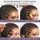 Body Wave Crochet Pre-Separated Human Hair For Women Extensions Knotless With Invisible String Reusable Feather Crochet Hair