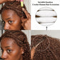 12A Dark Brown Feather Crochet Human Hair Extension For Braid Kinky Curly PreSeparated Knotless Small Spirals Curly Crochet Hair