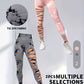 2 Pack Hollow Sexy High Elastic Women's Tie Dye Cutout Tights High Waist Workout Yoga Leggings, Scrunch Butt Lifting Elastic Pants, Tummy Control Butt Lifting Workout Yoga Athletic Pants