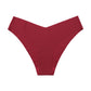 Seamless Ice Silk Underwear For Women With V-shaped Waistband. One-piece Pure Cotton Crotch Breathable Women's Briefs.