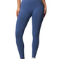 Sexy High Elastic Women's Solid Tights High Waist Workout Yoga Leggings, Scrunch Butt Lifting Elastic Pants, Tummy Control Butt Lifting Workout Yoga Athletic Pants