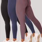 3 Pack Women's Yoga Leggings With High Waistband, Moisture-Wicking, And Stretchy, Perfect For Outdoor Activities And Fitness